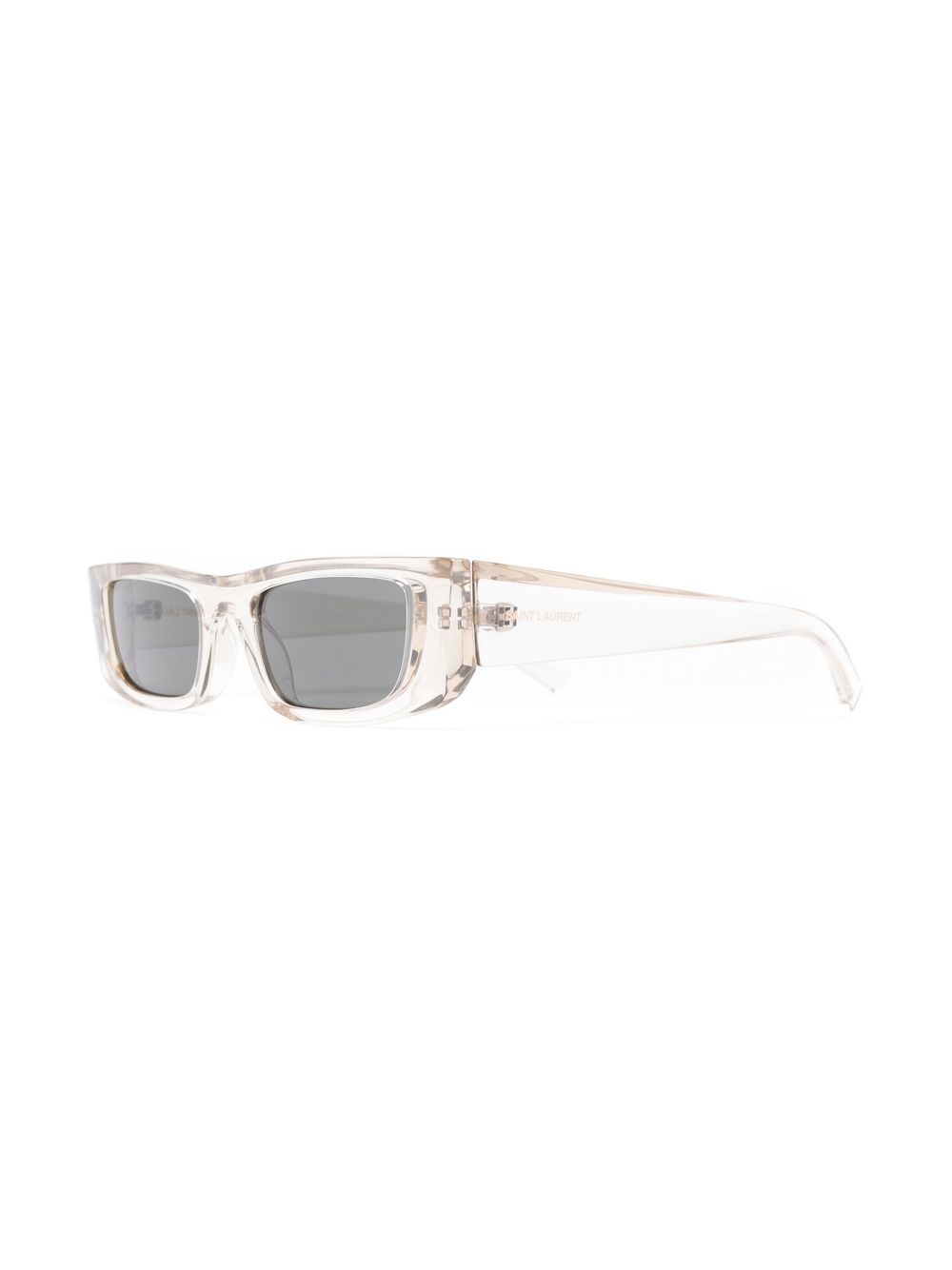 Saint Laurent Eyewear SL 553 zonnebril met rechthoekig montuur - Beige