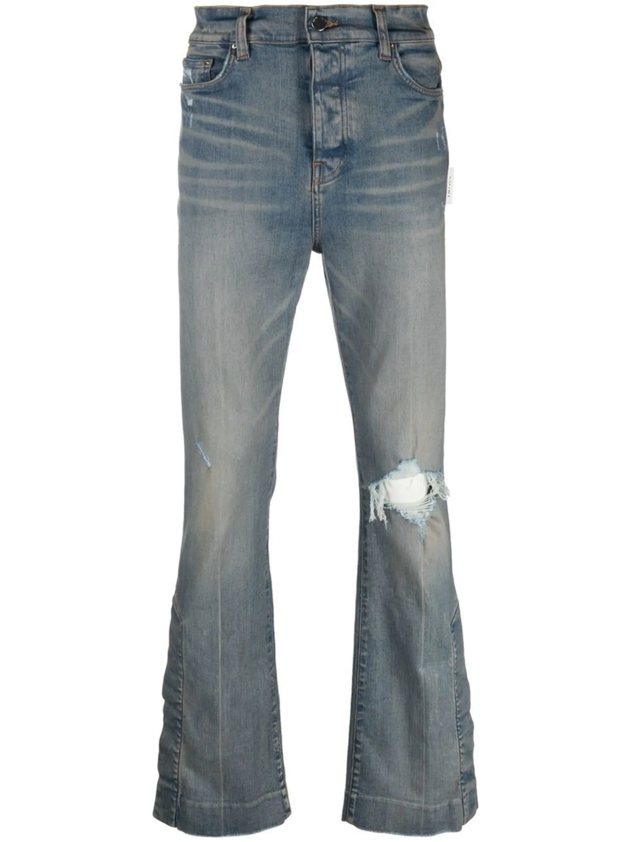 distressed bootcut jeans AMIRI