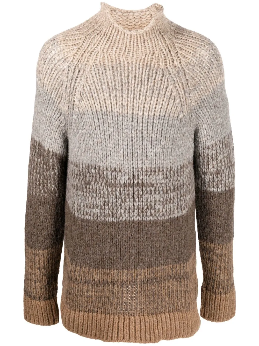 

Roberto Collina ribbed-knit high-neck jumper - Brown