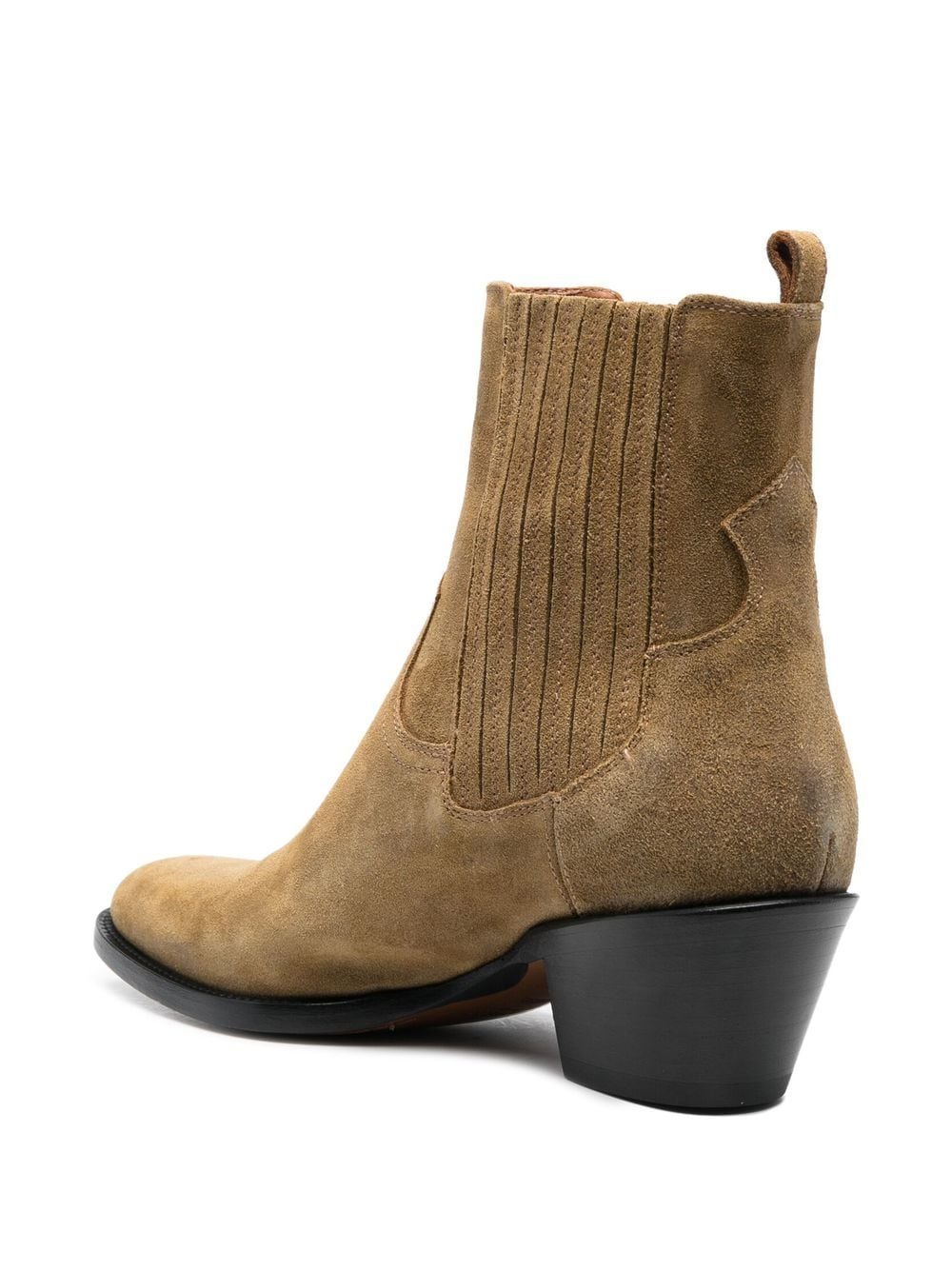 Shop Buttero 55mm Suede Ankle Boots In Brown