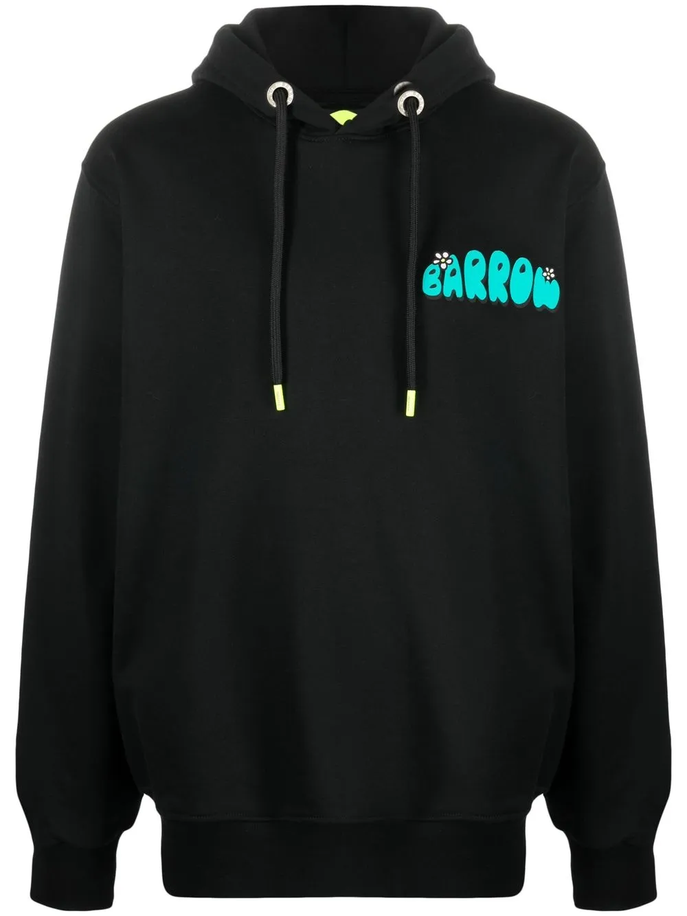 

BARROW logo-print long-sleeve hoodie - Black
