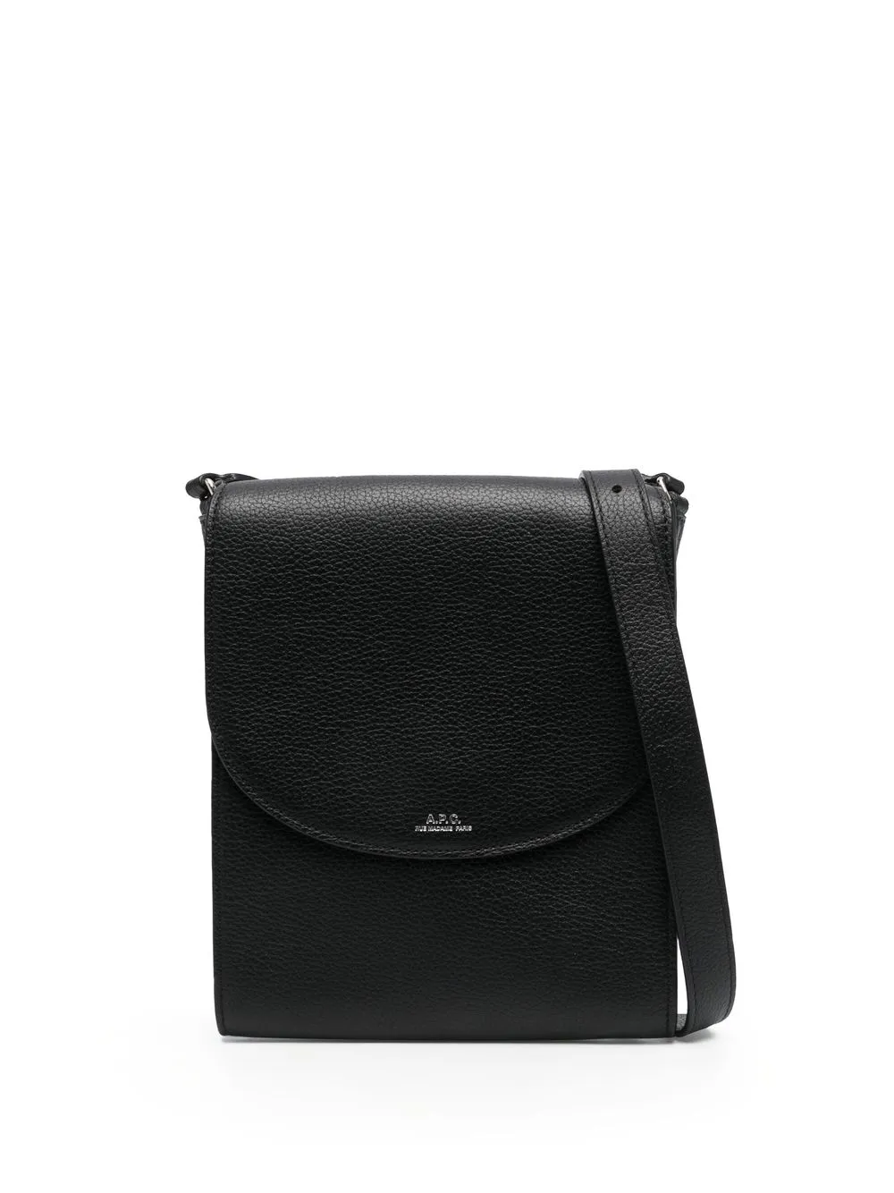 

A.P.C. bolsa crossbody con logo estampado - Negro
