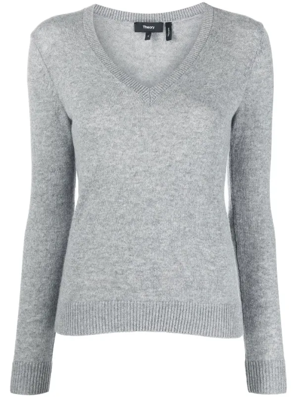 Theory V-neck Cashmere Jumper - Farfetch
