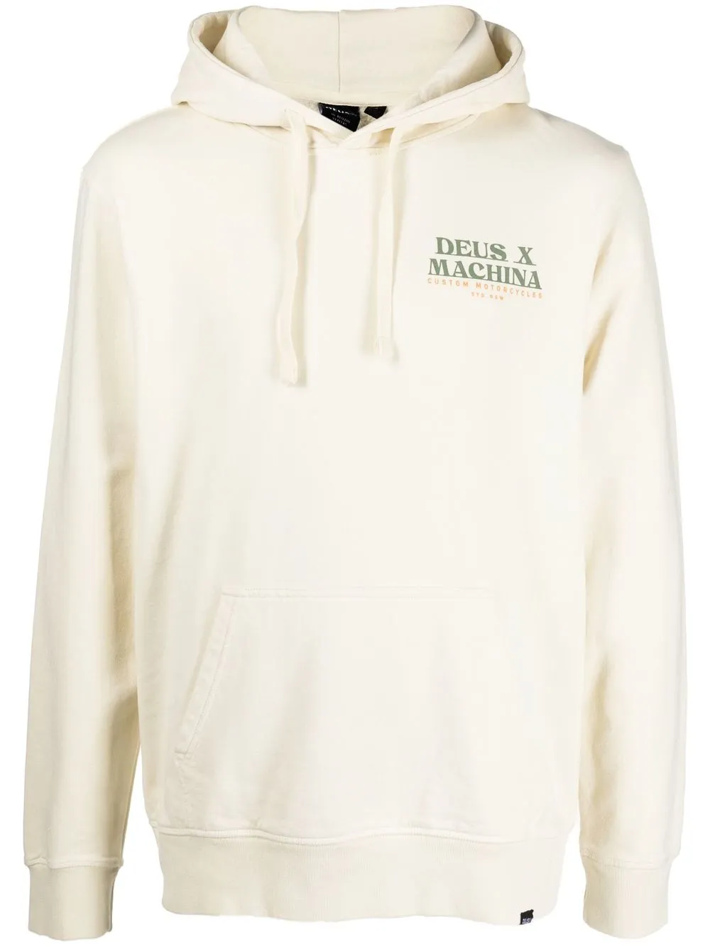 

Deus Ex Machina Unsure logo-print pullover hoodie - White