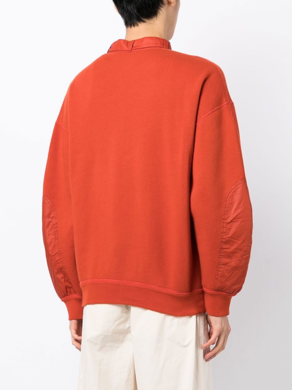 Shop Isabel Marant Walid Half-zip Sweatshirt In Orange