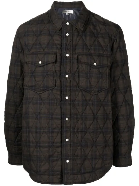 MARANT check-print two-pocket shirt jacket