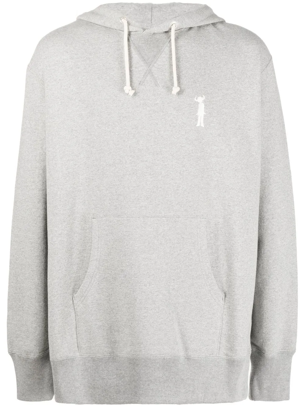 

Junya Watanabe Virtual Insanity drawstring hoodie - Grey