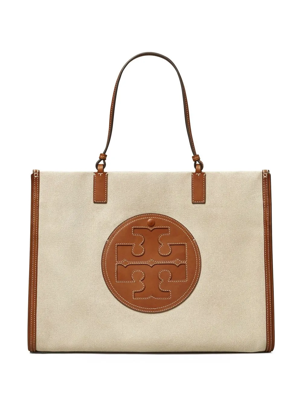 

Tory Burch logo patch tote bag - Neutrals