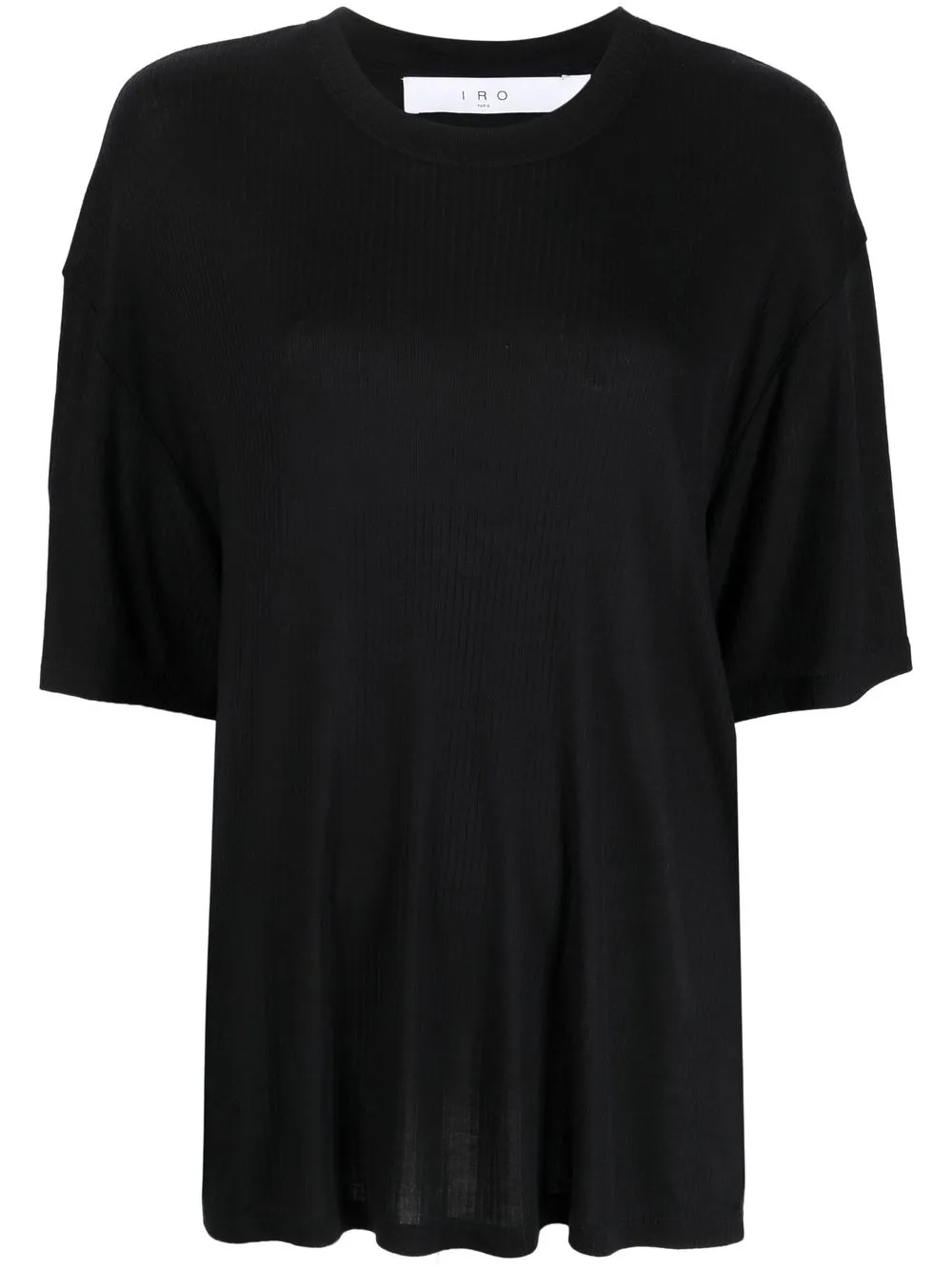 

IRO playera drapeada oversize - Negro