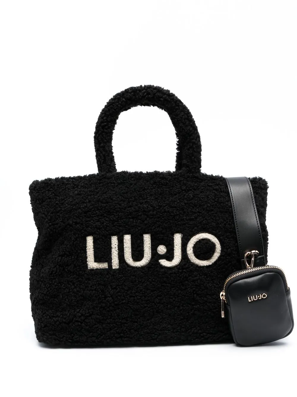 

LIU JO tote texturizada - Negro