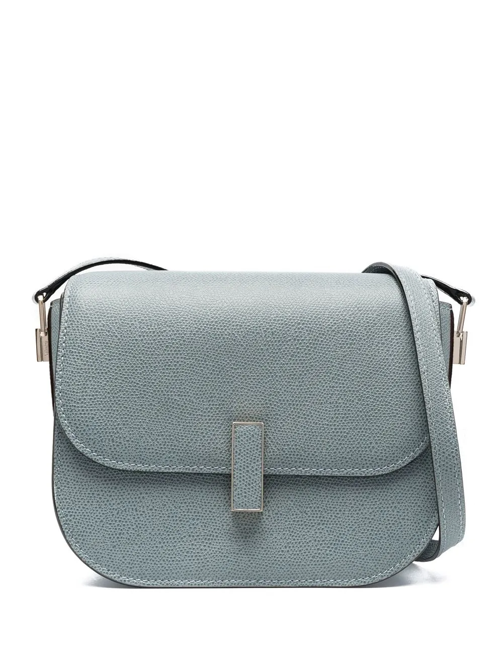 

Valextra grained leather shoulder bag - Blue