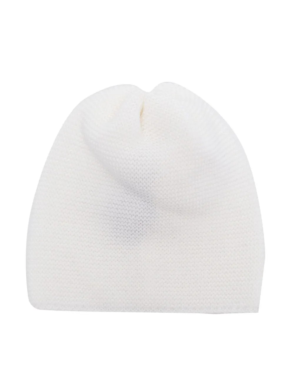 

Little Bear knitted wool beanie - White