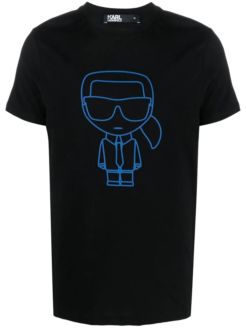 

Karl Lagerfeld playera K/Ikonik Outline - Negro