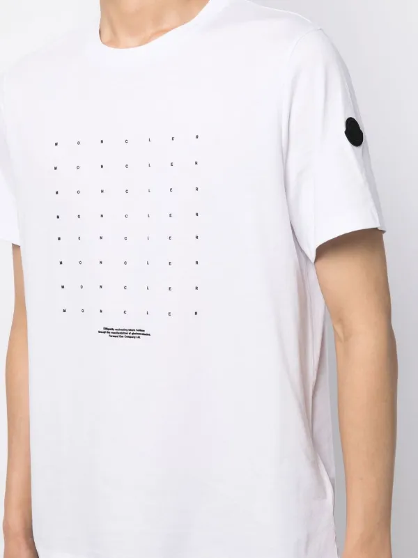 Moncler graphic print T shirt White FARFETCH AE