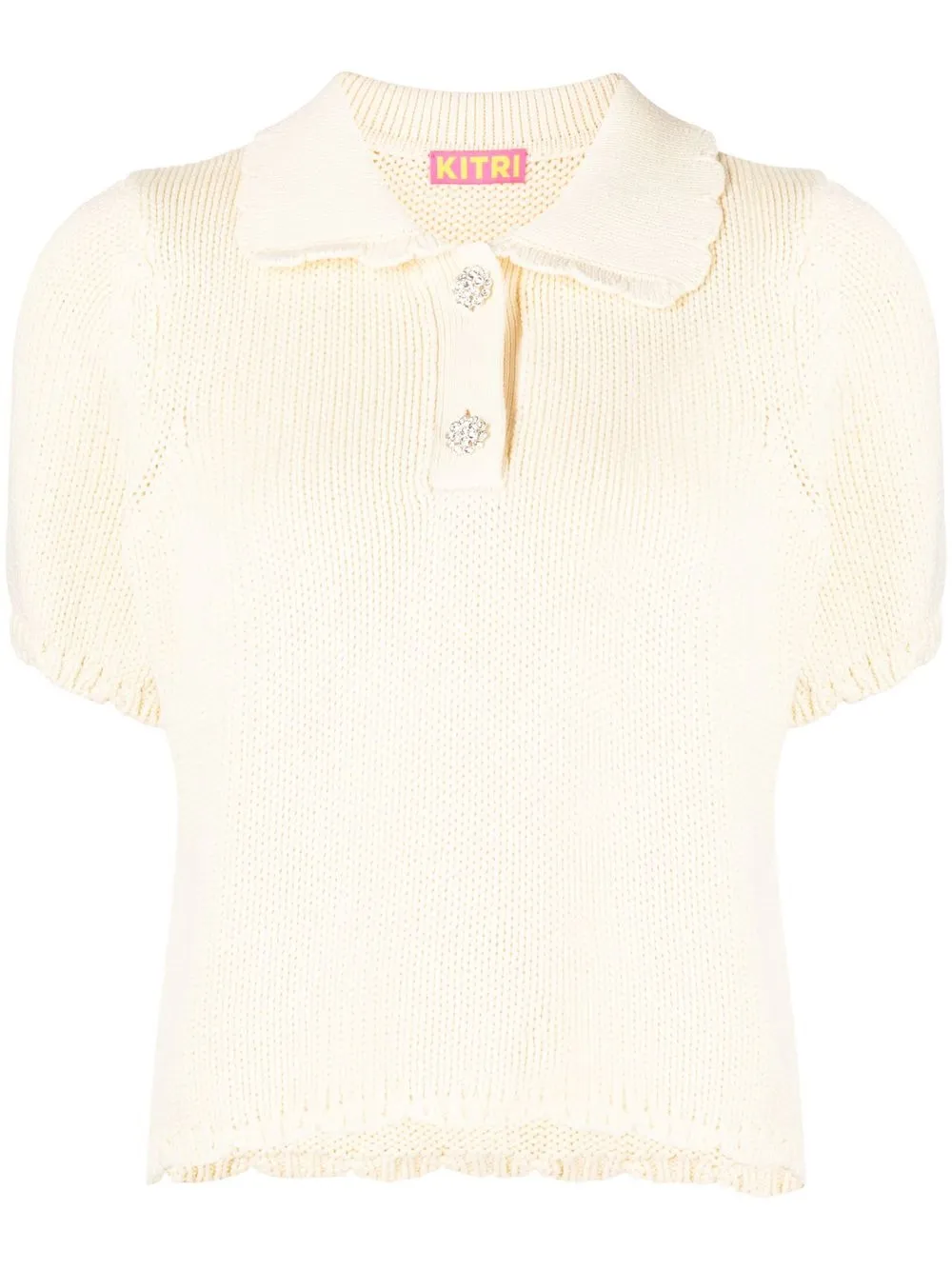 

Kitri Aida polo top - Amarillo