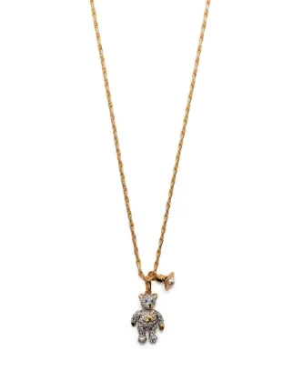 Vivienne westwood teddy bear necklace hot sale