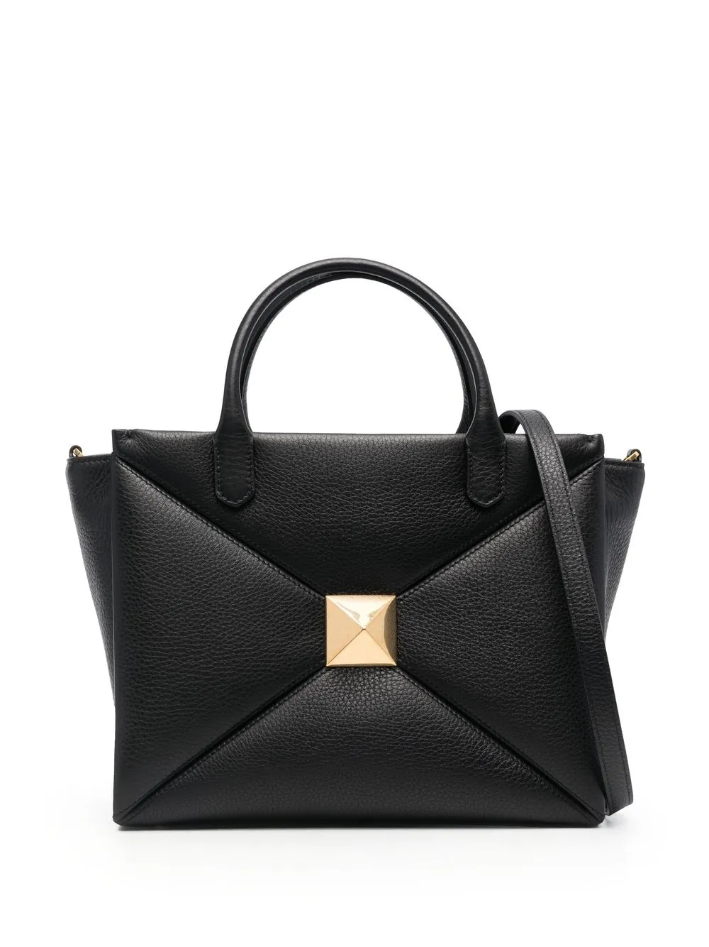 

Valentino Garavani bolsa bucket One Stud mediana - Negro