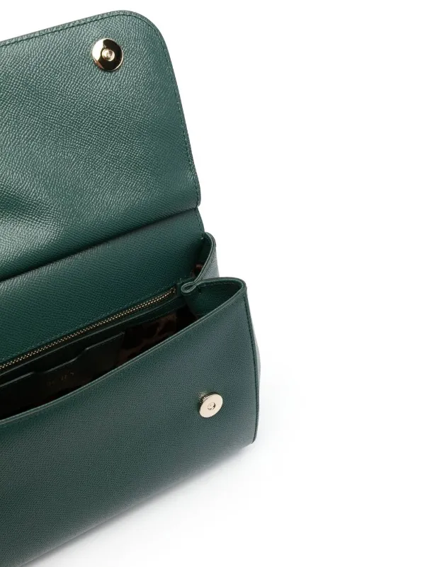 ショルダーバッグ・ポシェット DOLCE&GABBANA LARGE DARK GREEN SICILY HAND BAG Small Sicily handbag in Green for Women | Dolce&Gabbana® US