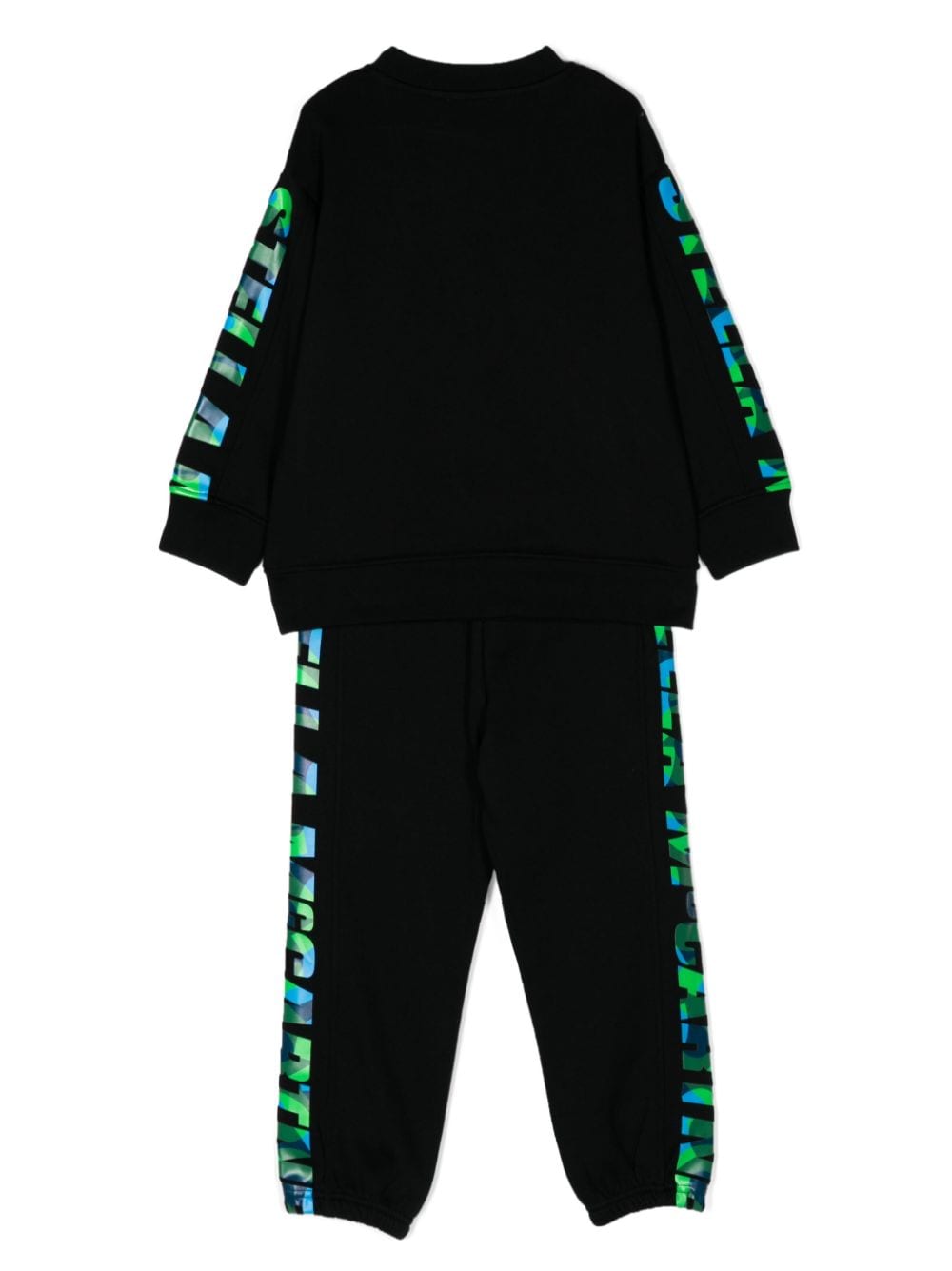 Stella McCartney Kids Trainingspak met logoprint - Zwart