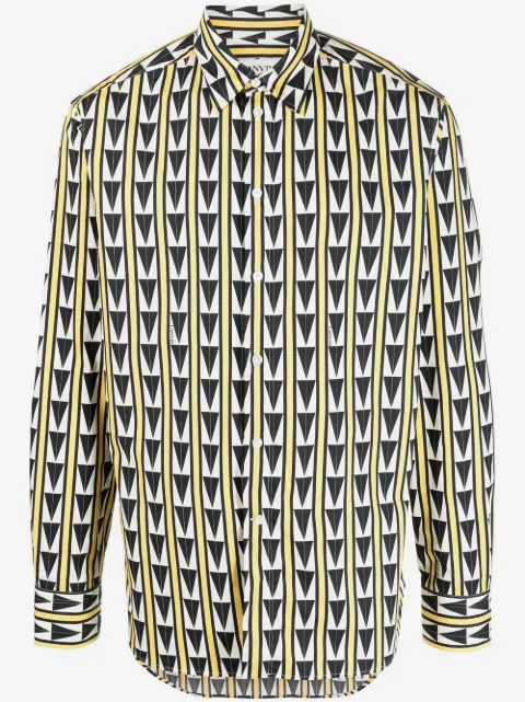 Lanvin pattered button-up shirt