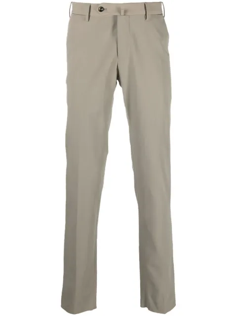 PT Torino pull-tab detail straight-leg trousers