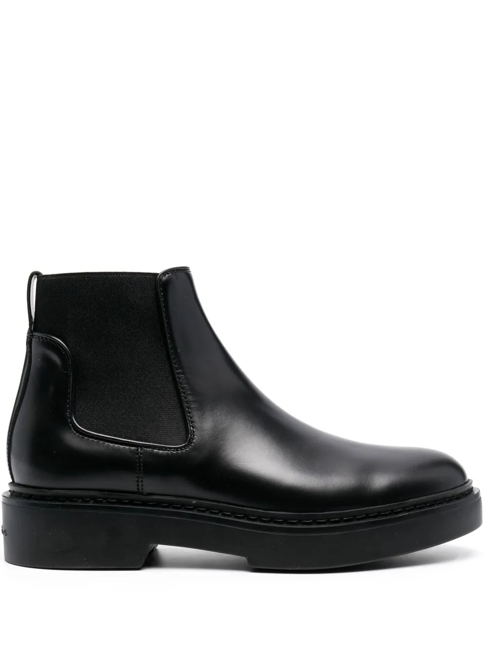 

Santoni botines con agujetas - Negro