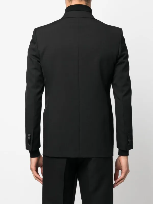 Saint Laurent テーラード ダブルジャケット | ブラック Saint Laurent テーラード ダブルジャケット | ブラック