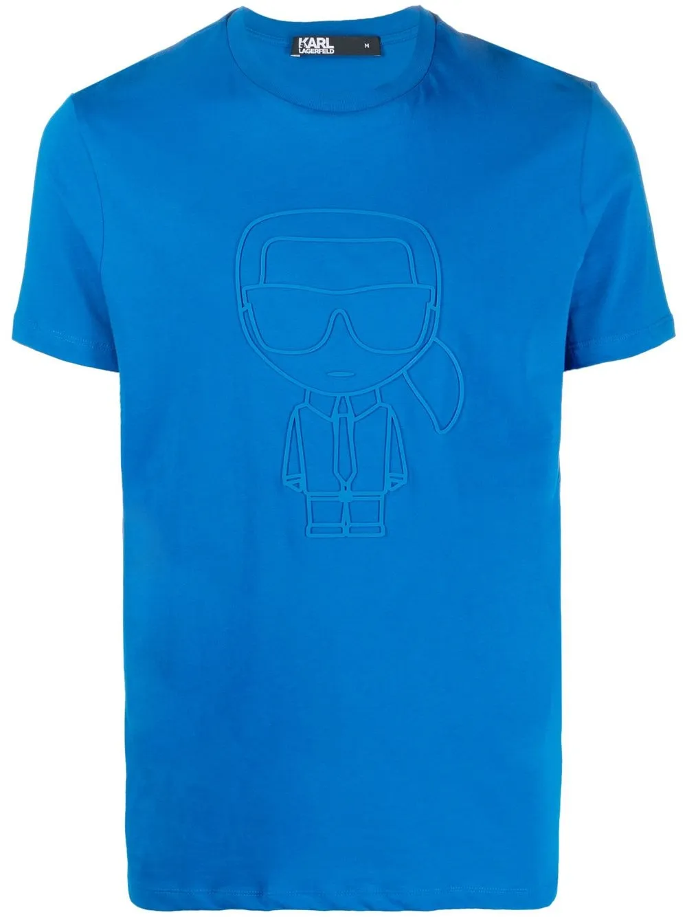 

Karl Lagerfeld playera K/Ikonik Outline - Azul