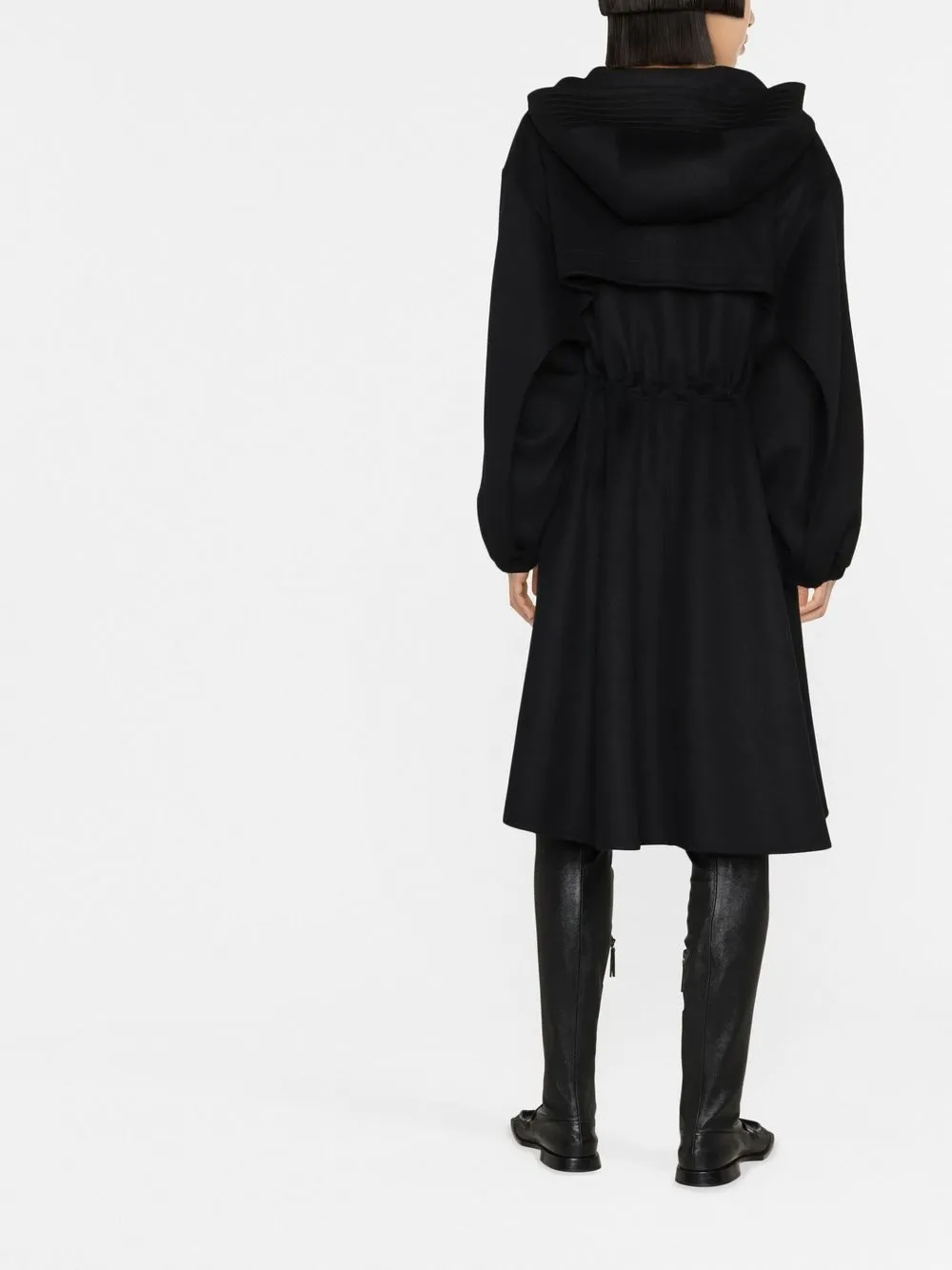 SANDRO Gothman Drawstring Hooded Coat - Farfetch