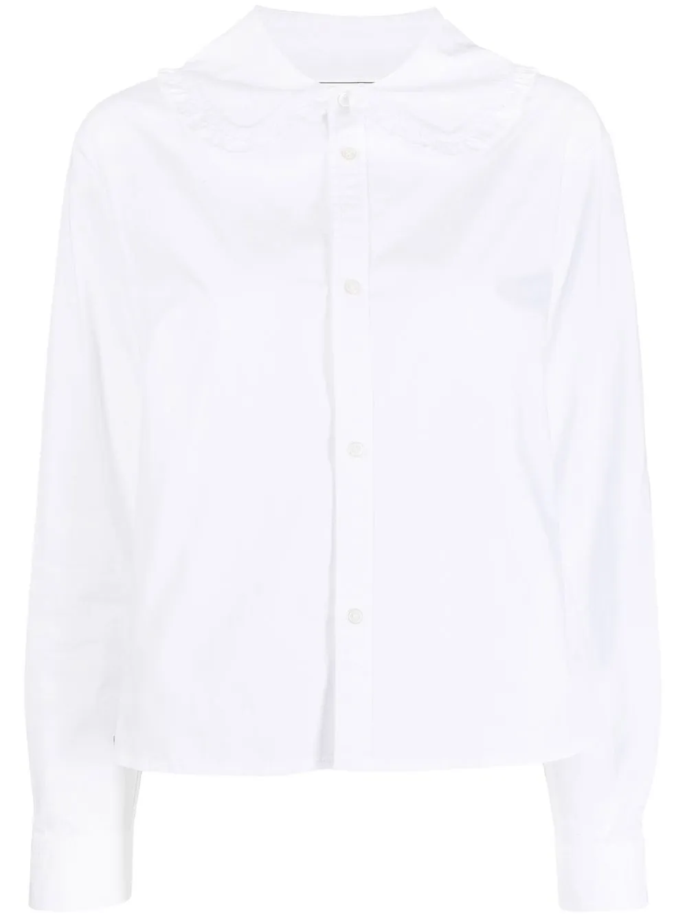 

CHOCOOLATE camisa con cuello Peter Pan - Blanco