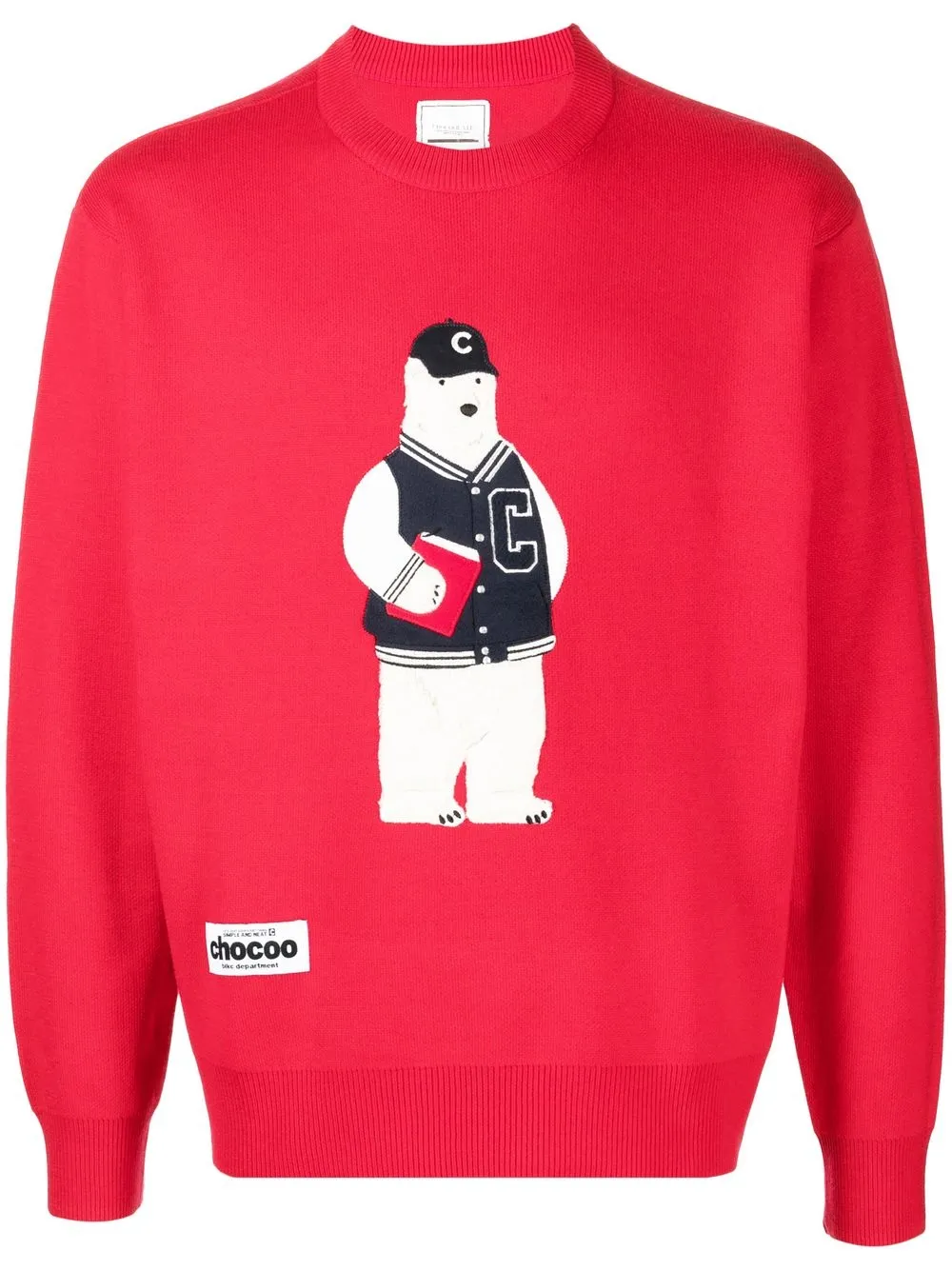 

CHOCOOLATE Polar Bear Knit sweater - Red