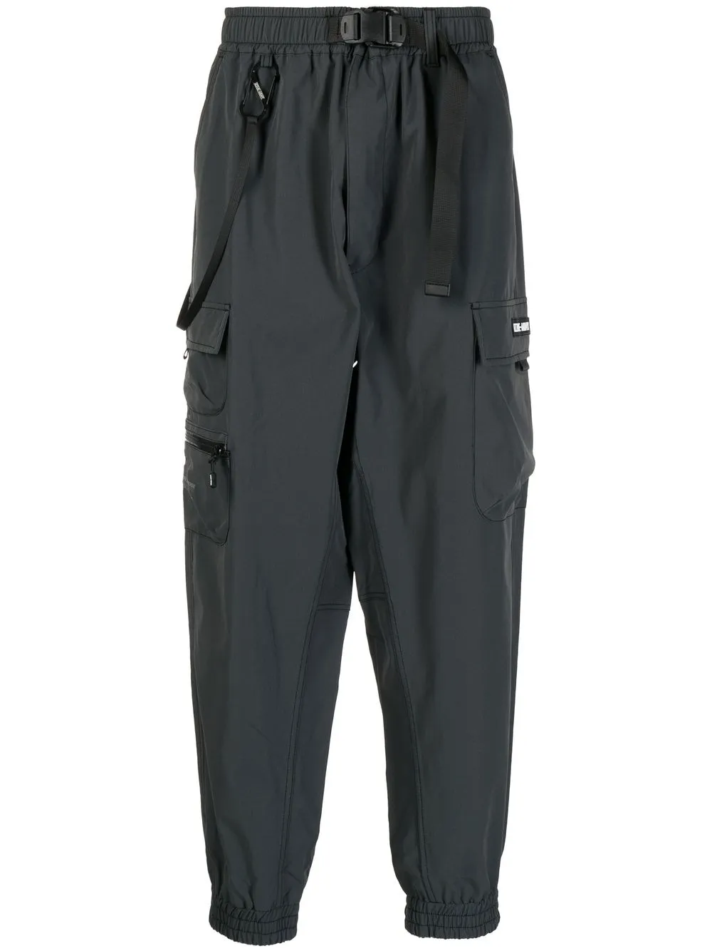 

izzue tapered-leg cargo trousers - Black