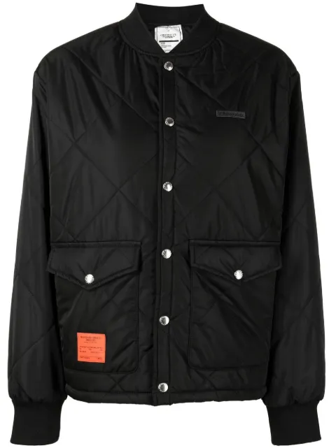 CHOCOOLATE quilted press-stud jacket