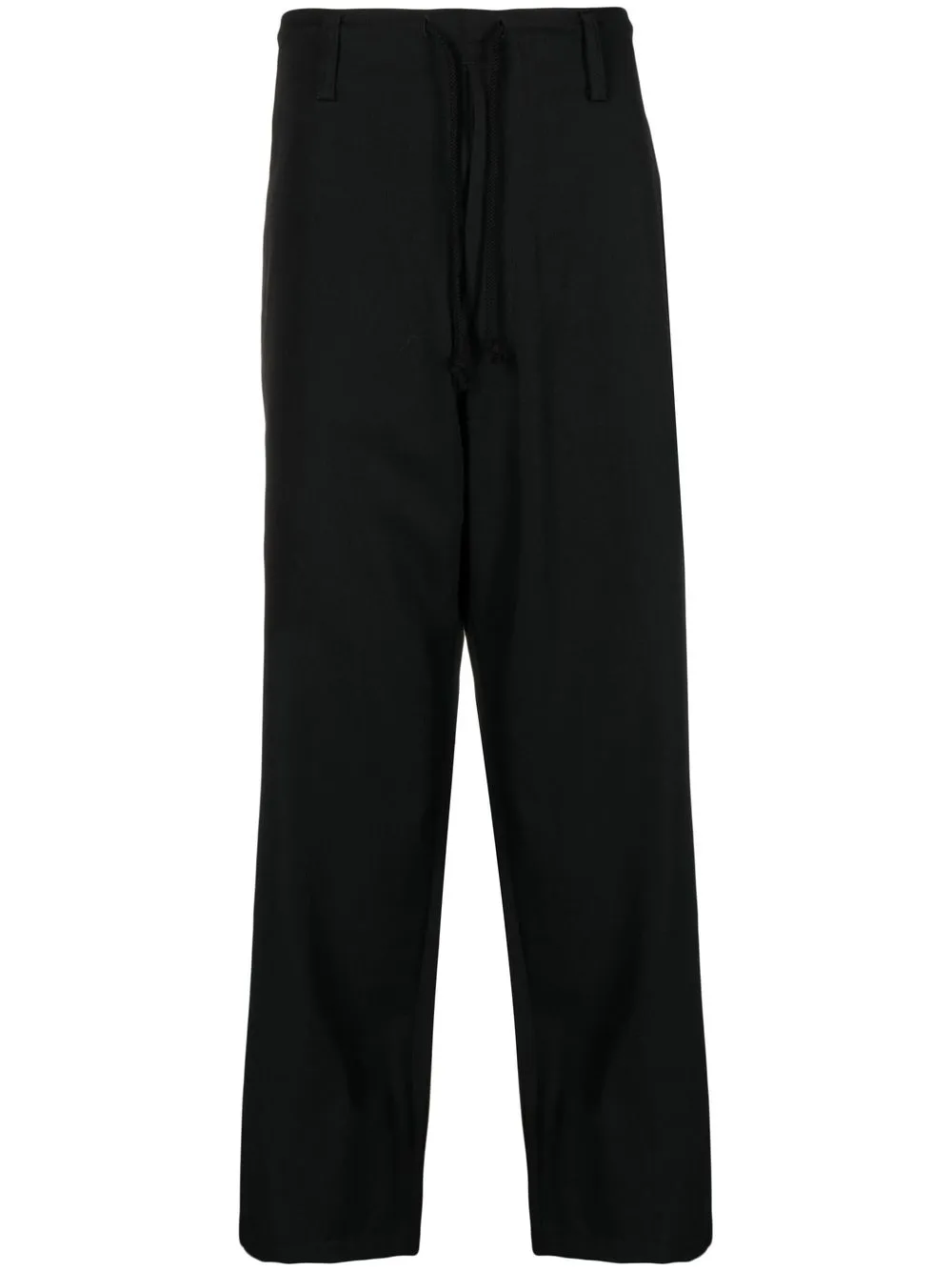 

Yohji Yamamoto pantalones rectos con bolsillos - Negro