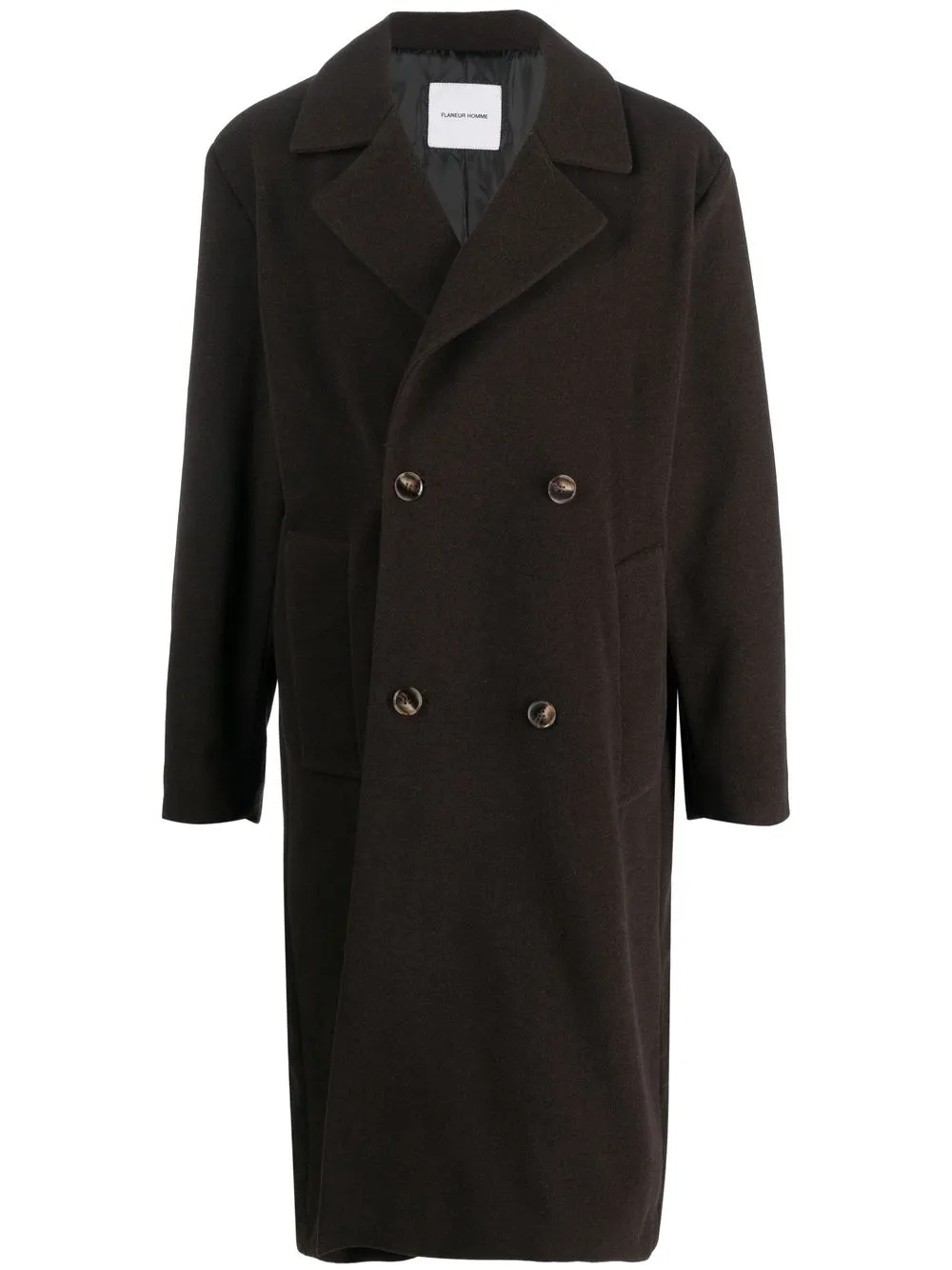 

Flaneur Homme double-breasted coat - Brown