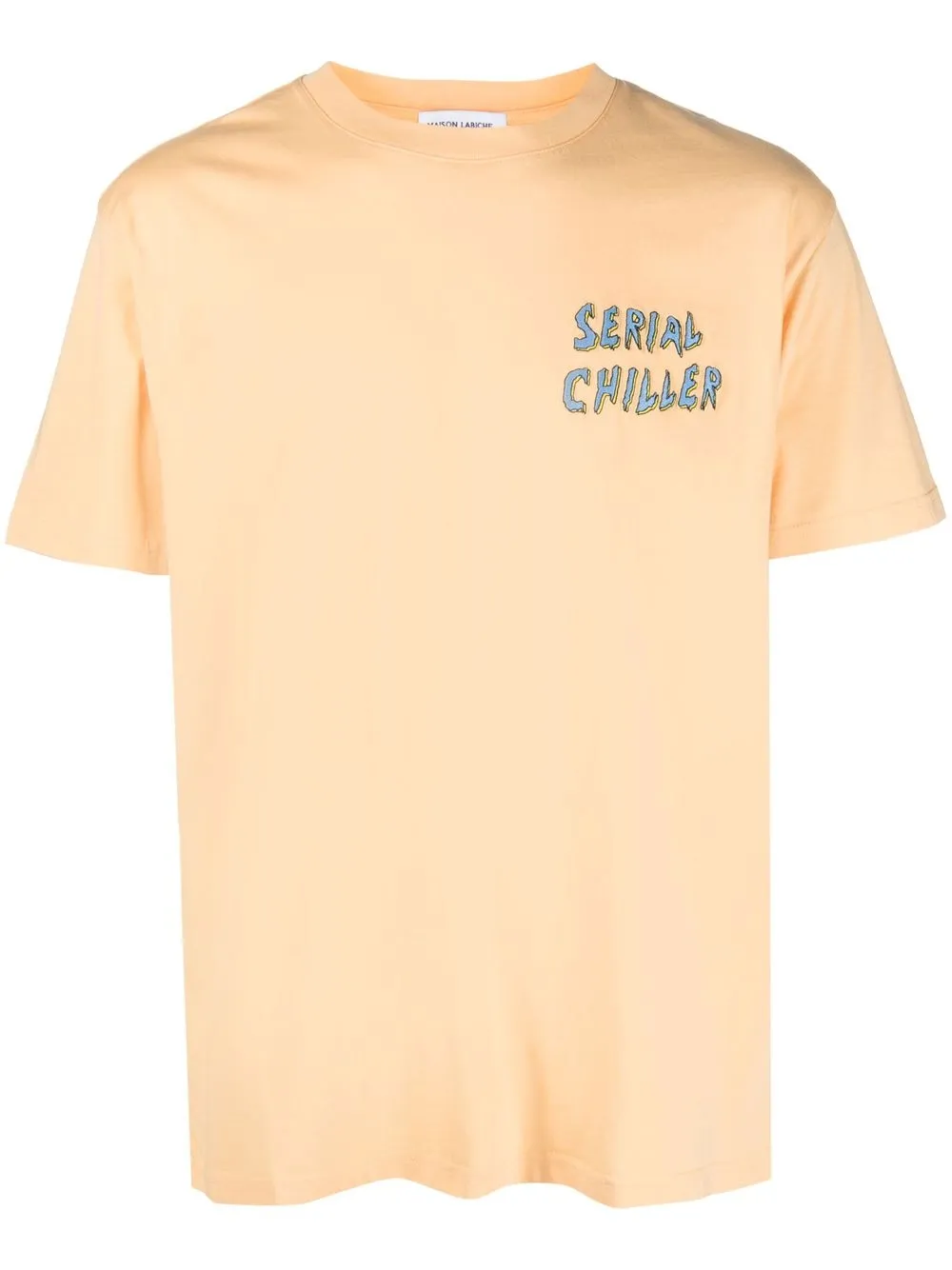 

Maison Labiche playera con eslogan estampado - Naranja