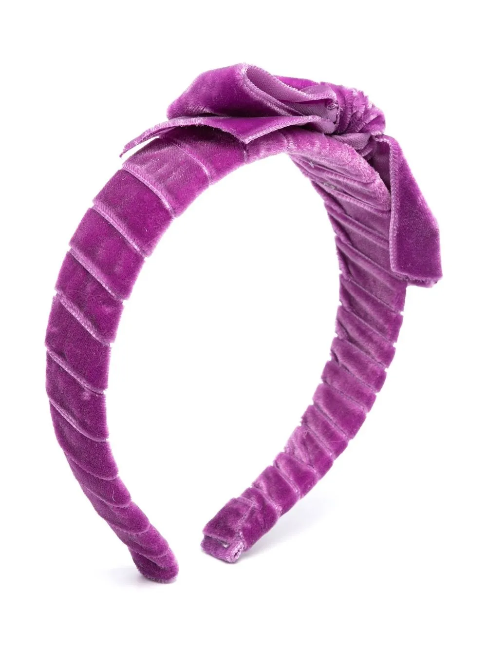 

Colorichiari diadema de terciopelo con detalle de moño - Morado