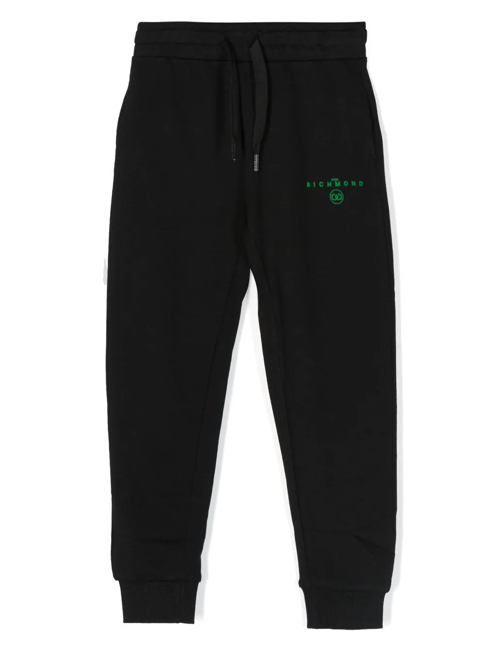 

John Richmond Junior joggers con logo estampado - Negro