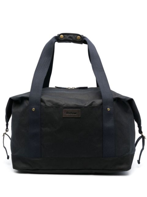 Barbour Reisetasche mit Logo-Patch