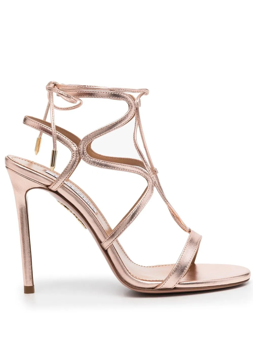 

Aquazzura sandalias Aliya con tacón de 105mm - Rosado