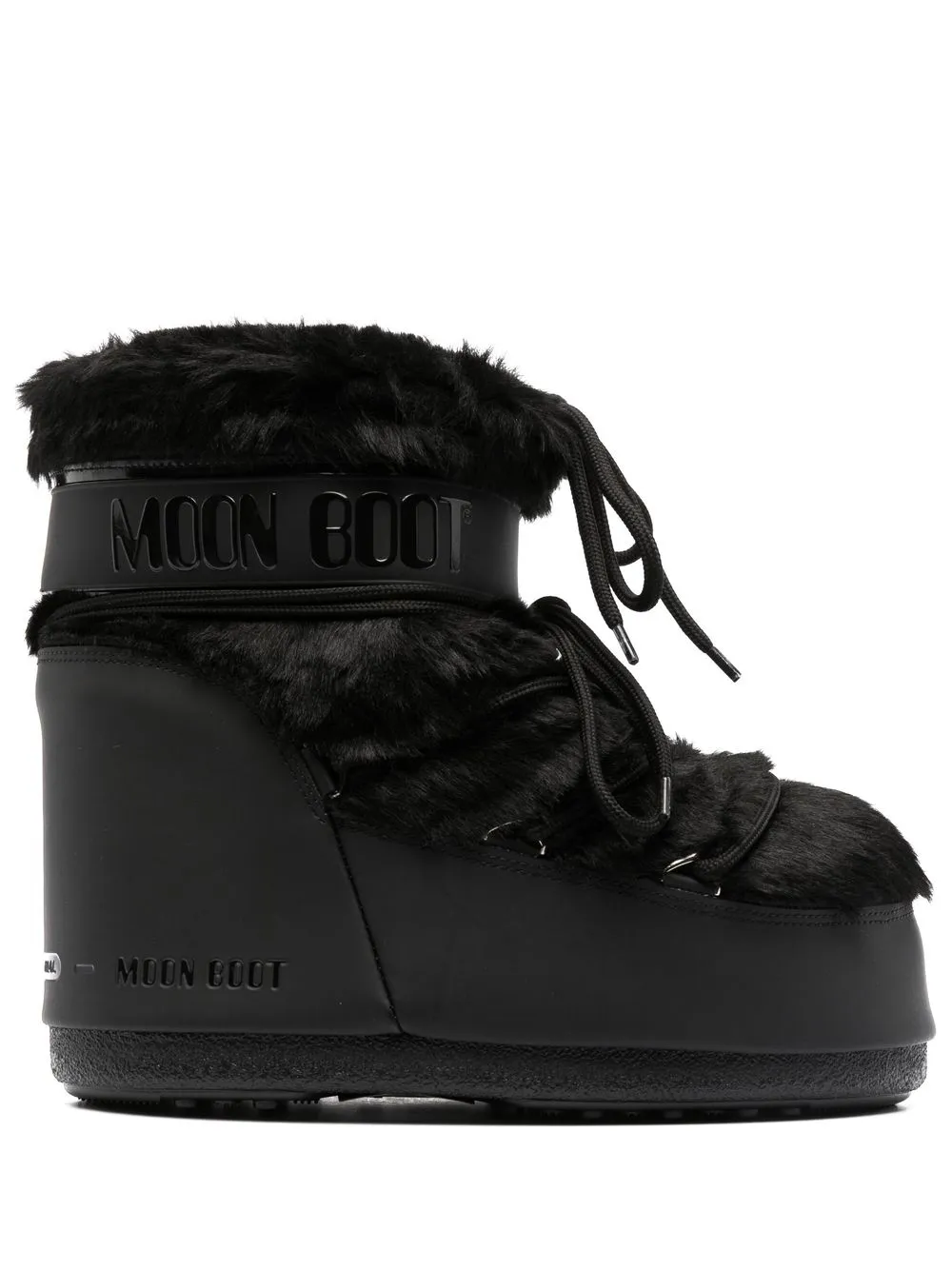 

Moon Boot Icon faux-fur snow boots - Black