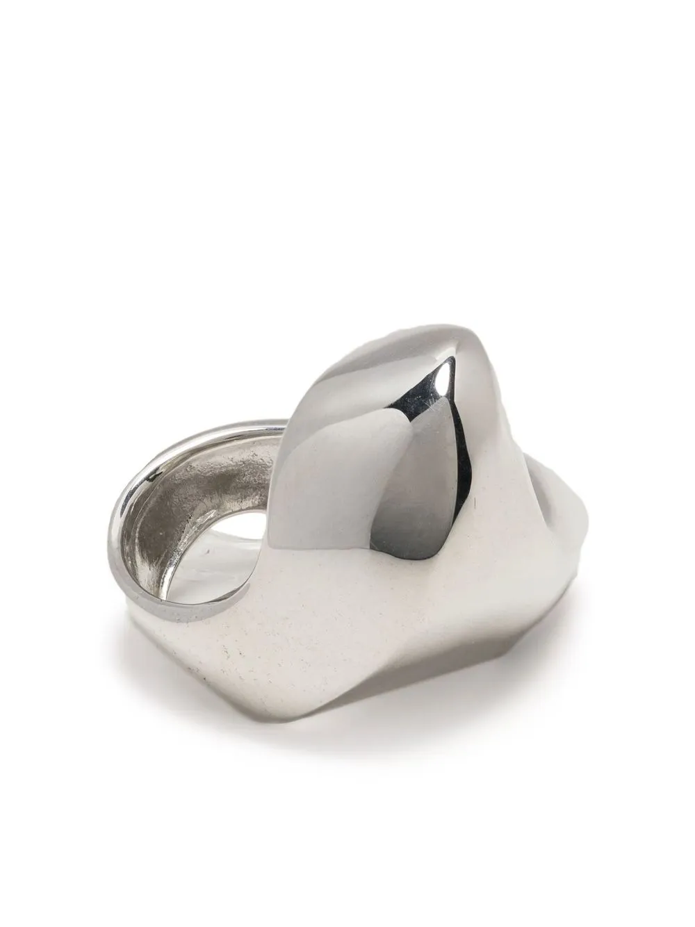 Agmes Turner Chunky Ring In Silver