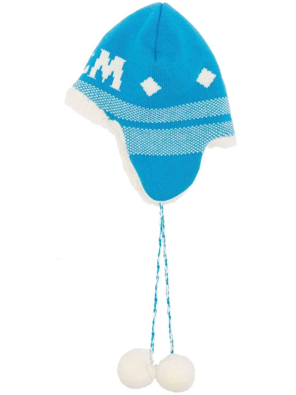 

MCM monogram-print bucket hat - BLUE