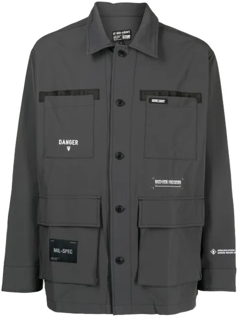 izzue izzue army 工装衬衫