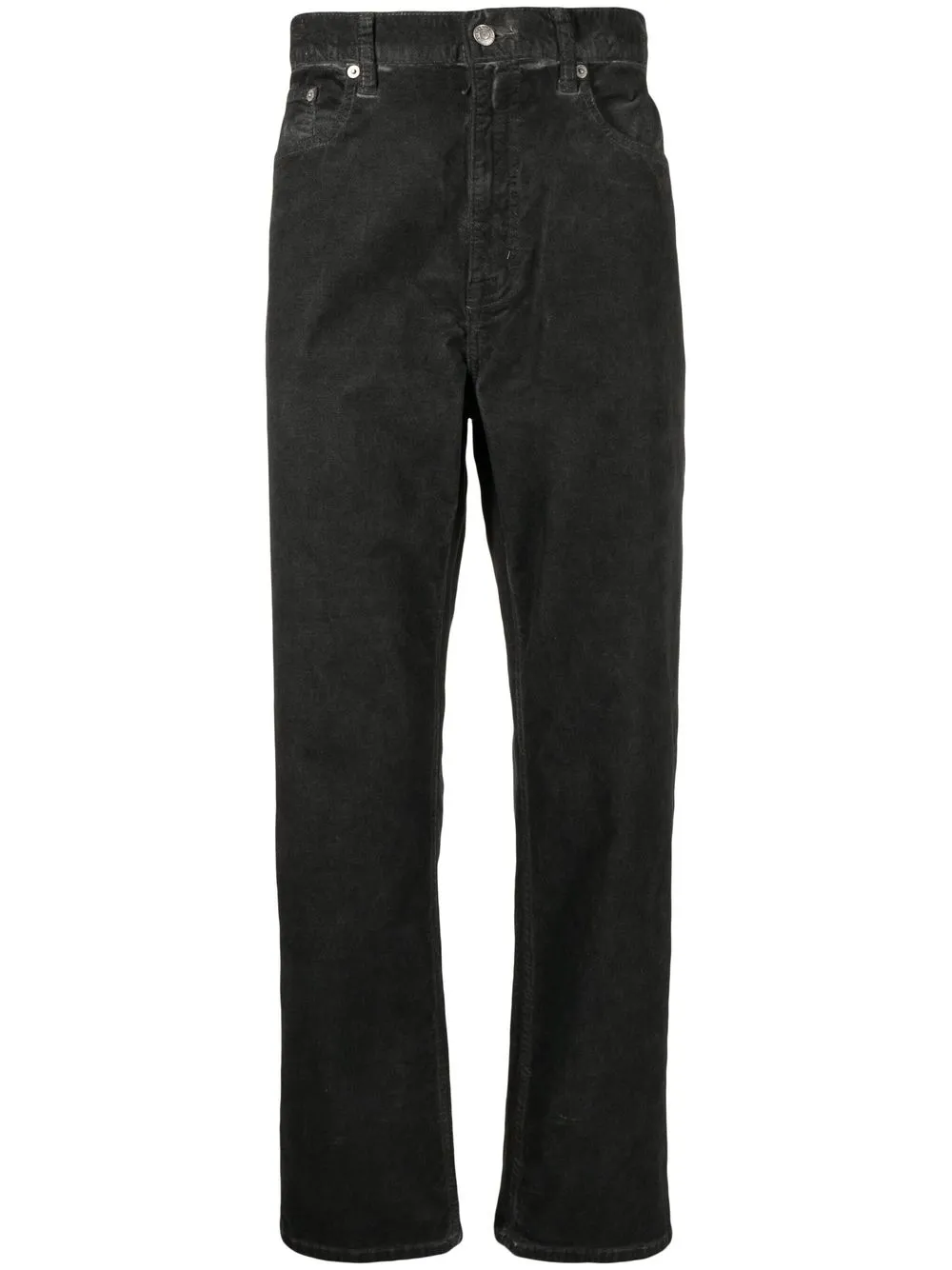 

izzue pantalones rectos - Negro