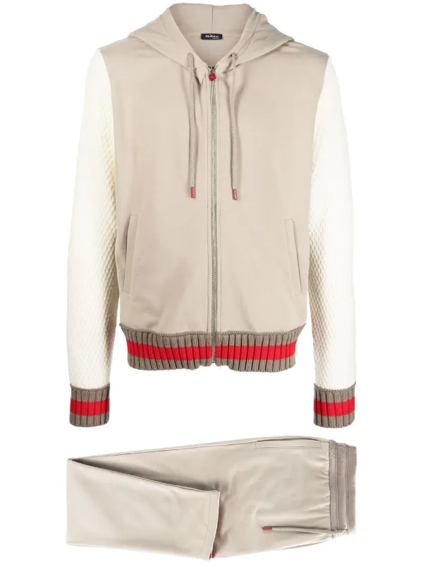 Striped colour-block tracksuit-set Farfetch Abbigliamento Completi Set Multicolore 