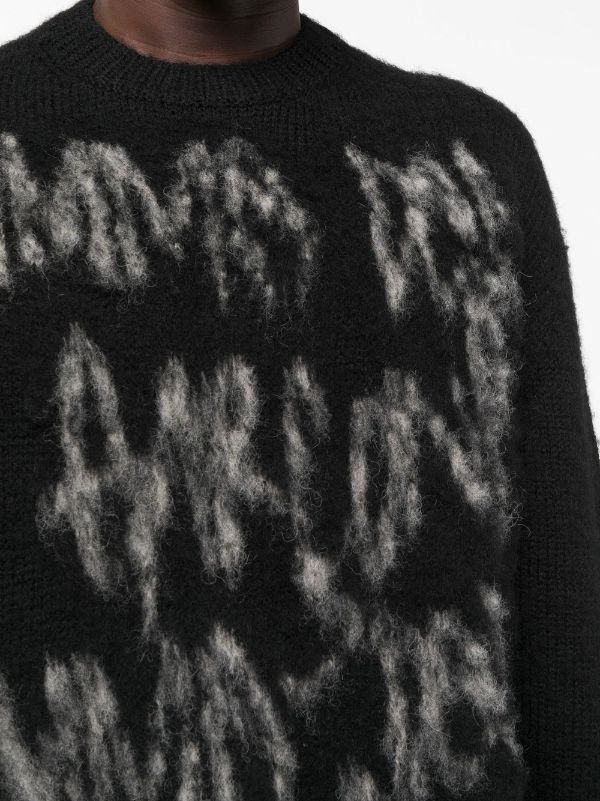 Comme Des Garçons Homme Plus intarsia-knit Wool Jumper - Farfetch
