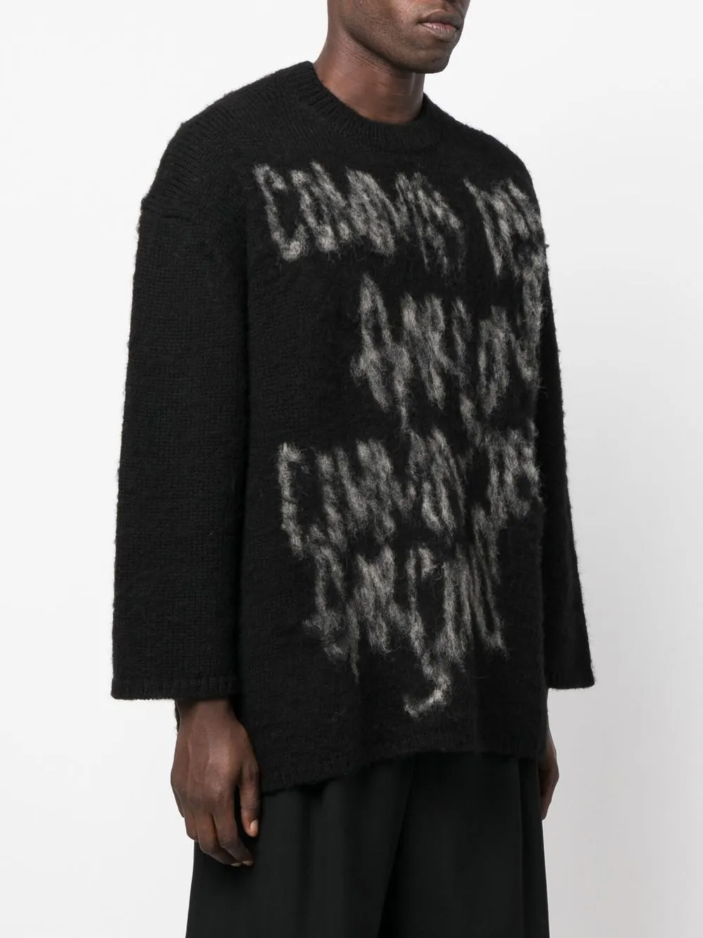 Comme Des Garçons Homme Plus intarsia-knit Wool Jumper - Farfetch