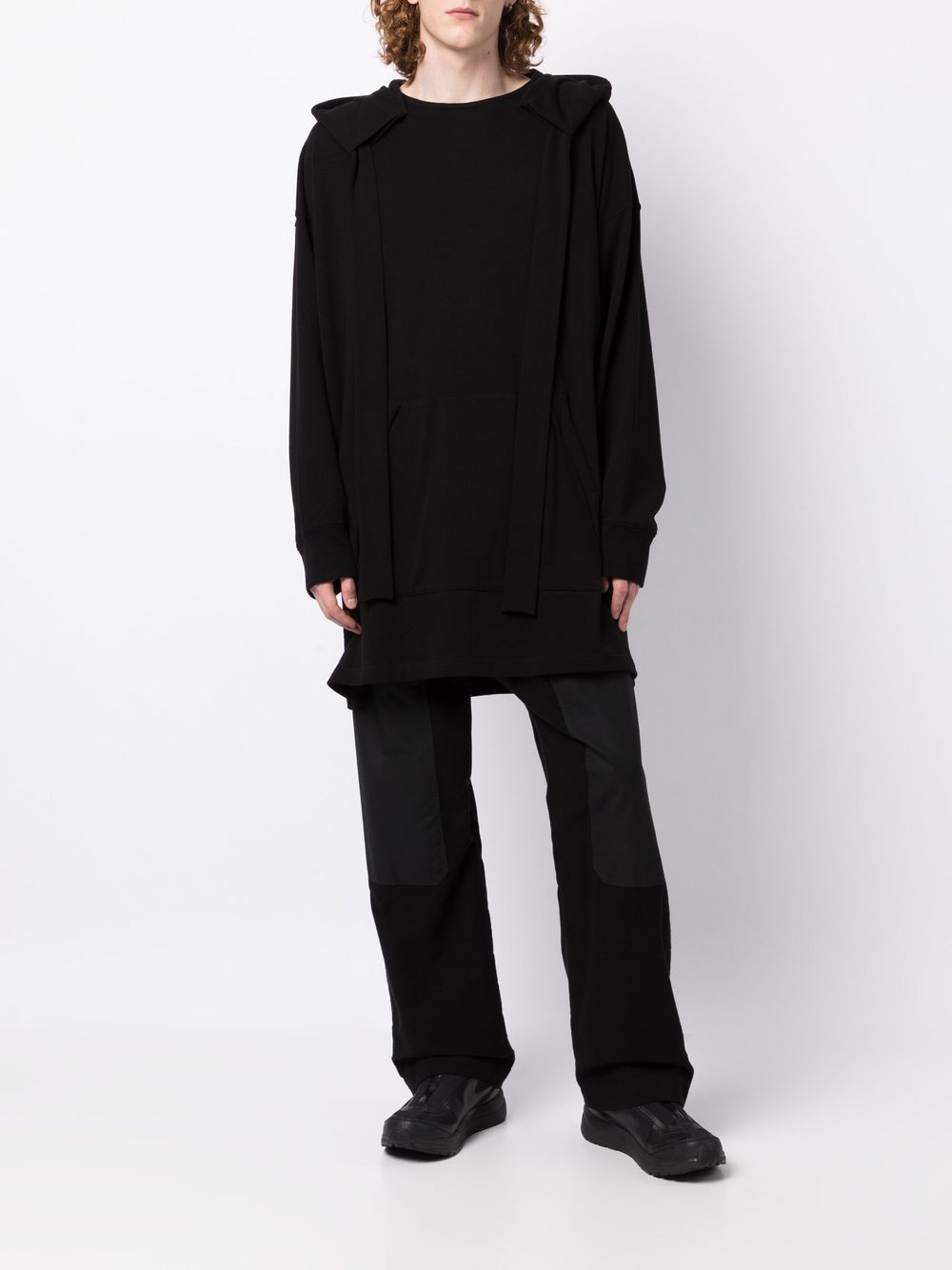 Yohji Yamamoto Oversize Cotton Hoodie - Farfetch