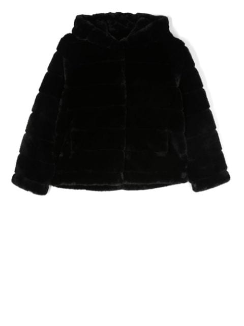 apparis kids TEEN Kapuzenmantel aus Faux Fur